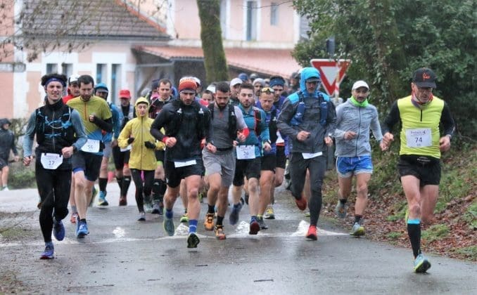Le départ du Trail de Chantérac 2024