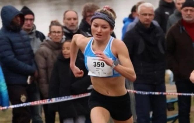 Julia Paduch, sportif de dordogne, lors d'une course